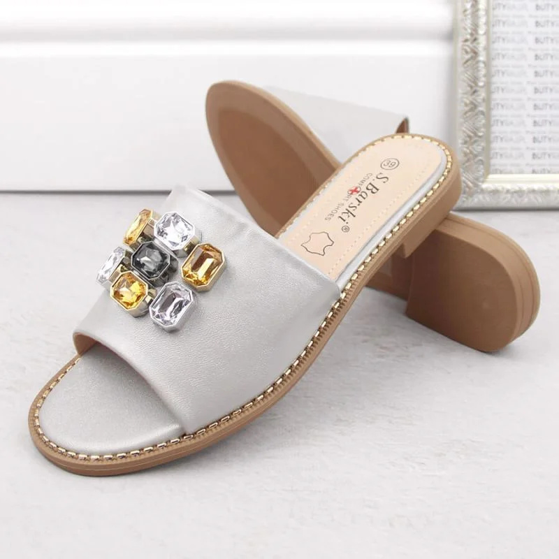 S. zirkonové žabky.Barski W OLI262B stříbrná 37