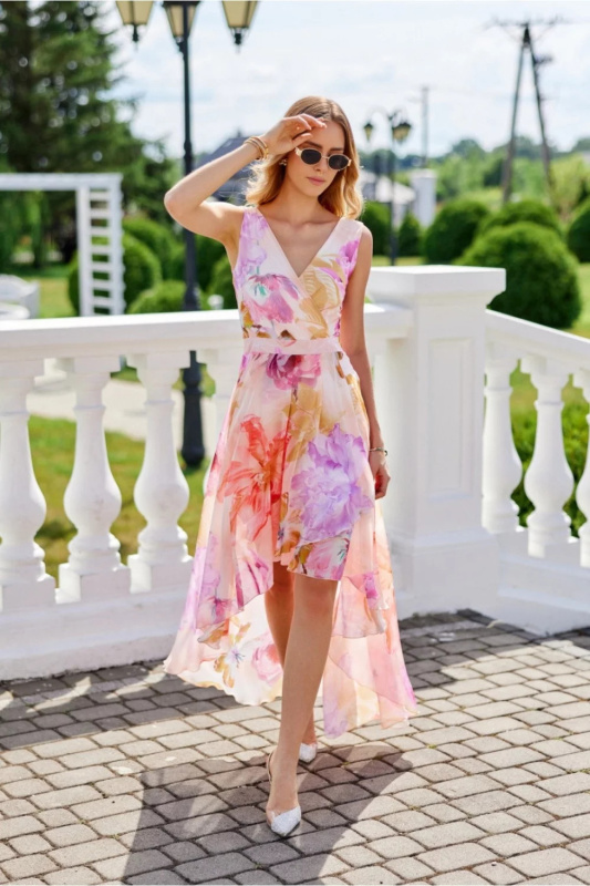 Dámské šaty SUK0401 58D /198336 Multicolor - Roco Fashion Mix barev L-40