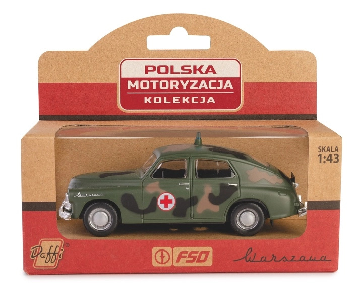Vozidlo PRL Warszawa M20 Vojenské sanitní vozidlo