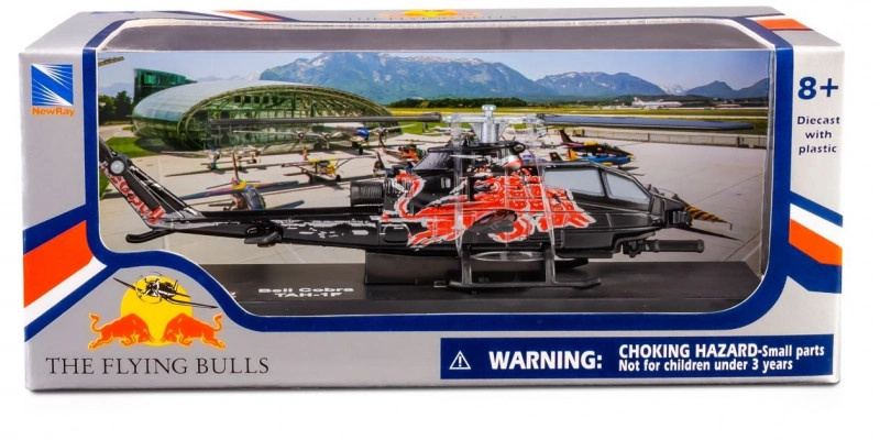 Kovový model vrtulníku Bell Cobra TAH‑1F The Flying Bulls 1:110