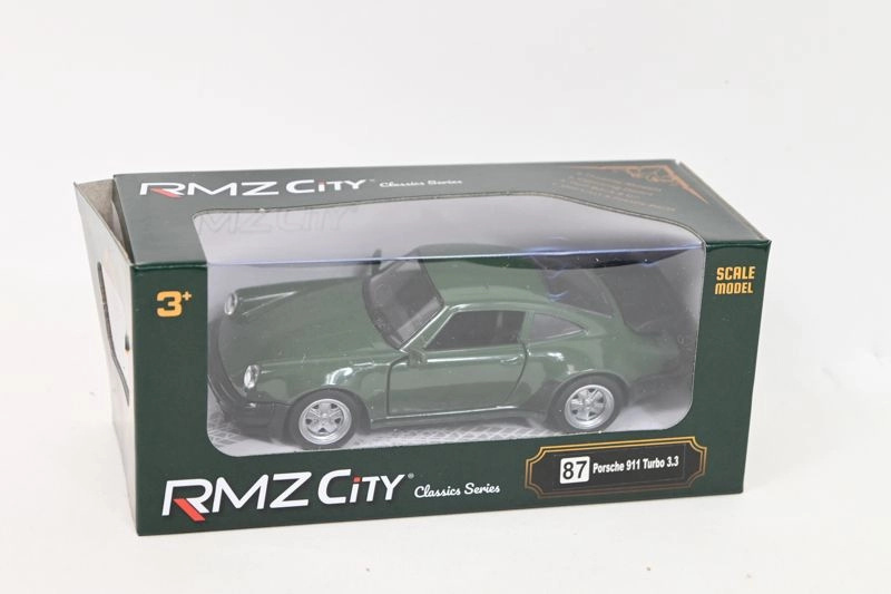 RMZ model Porsche 911 Turbo 3.3 1:32 tmavě zelený