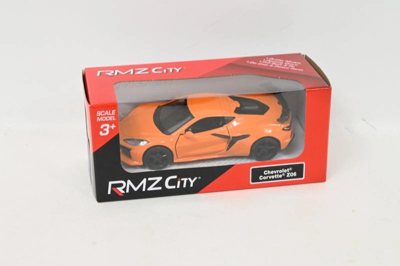 Model auta RMZ City Chevrolet Corvette Z06 2023 žlutý 1:37