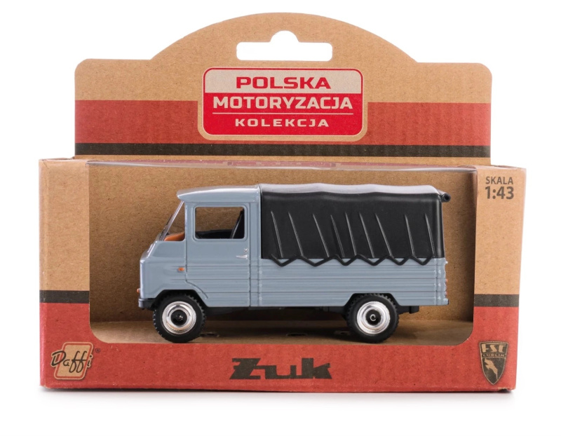 Model historického auta Žuk šedý