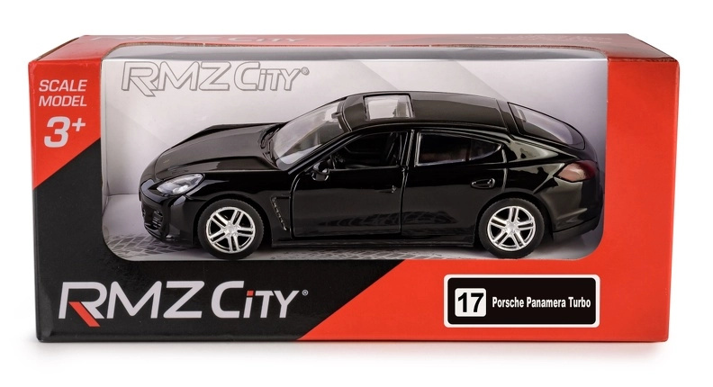 Kovový model RMZ City PORSCHE Panamera Turbo 1:32 – černý