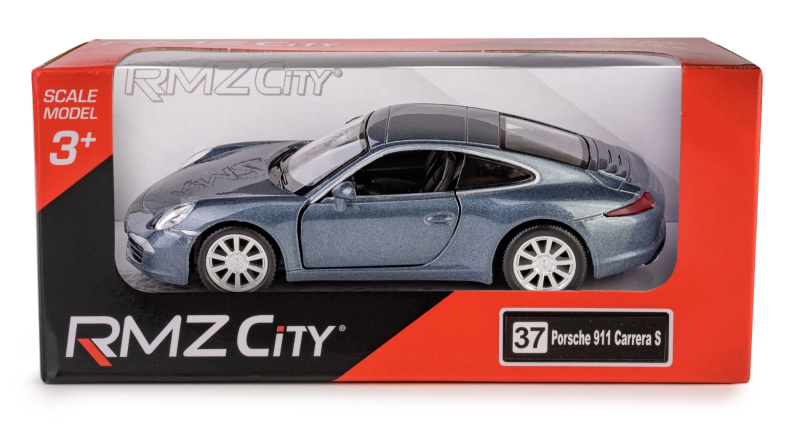 Kovový model auta Porsche 911 Carrera S 1:32 s natahovacím pohonem