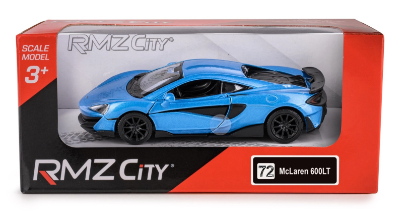 Kovový model auta RMZ City McLaren 600LT 1:32 modrý