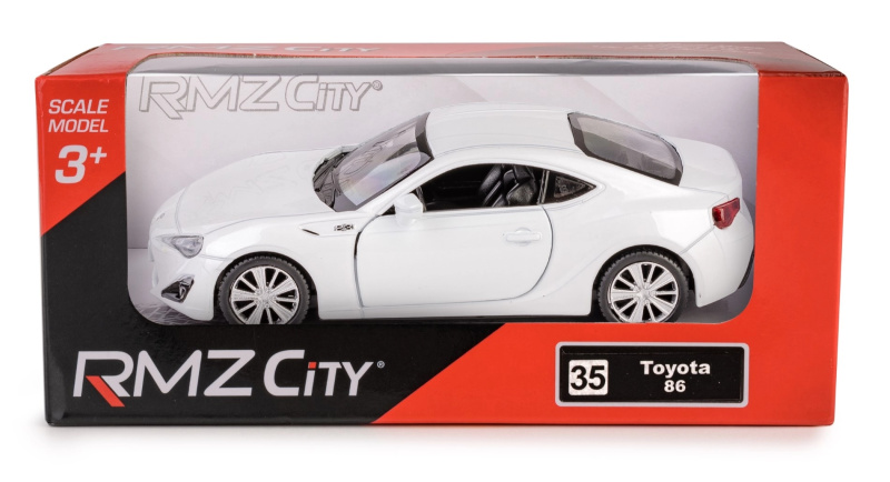 Kovový model auta Toyota 86 1:32 s otevíracími dveřmi