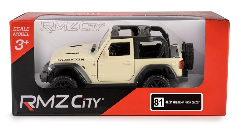 Model Jeep Wrangler Rubicon 2021 cabrio 1:35 RMZ City