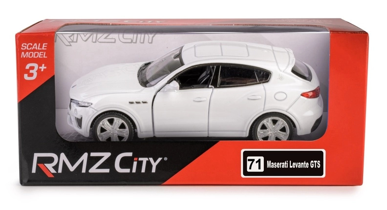 Kovový model auta MASERATI Levante GTS 2019 1:32 bílý – RMZ City