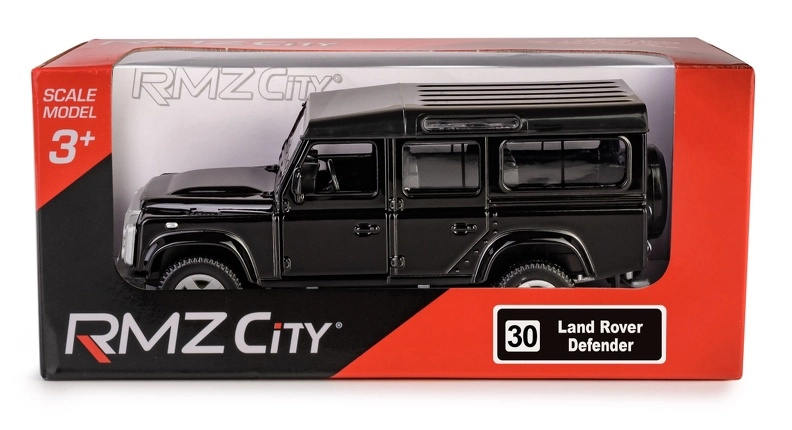 Kovový model LAND ROVER Defender 110 1:35 v černé barvě