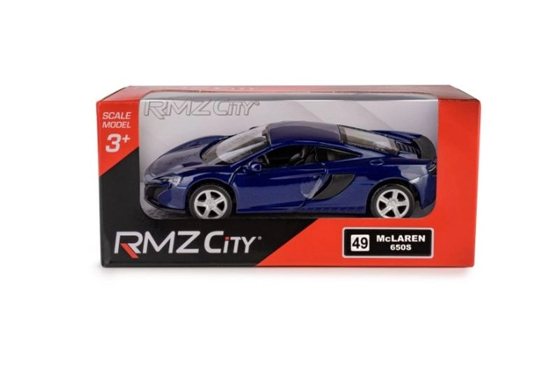 RMZ McLaren 650S model auta 1:32 modrý