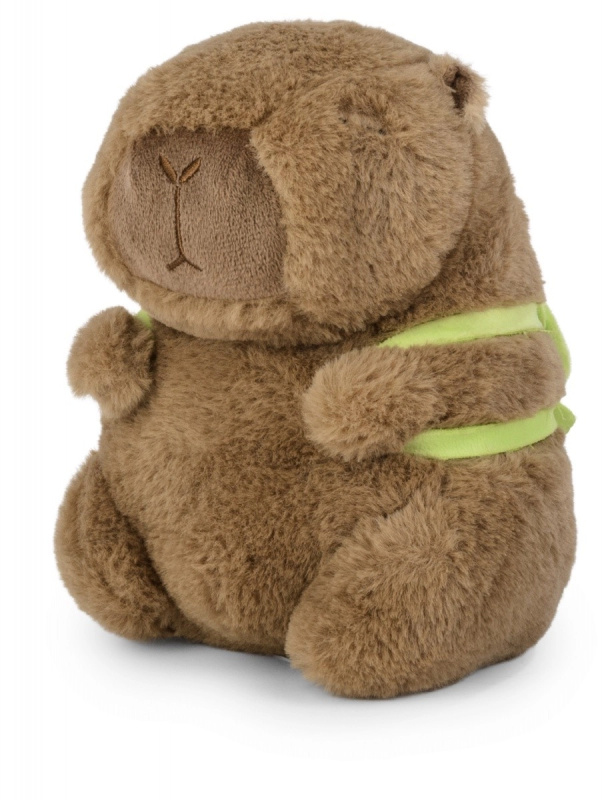 Plyšová kapybara s želvím batůžkem 21 cm
