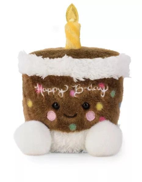 Plyšový hnědý dort PALM PALS od DAFFI