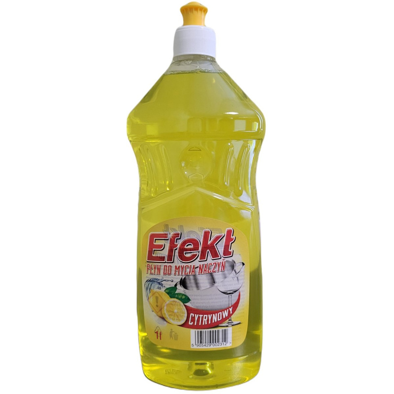 Efekt Prostředek na mytí nádobí citron