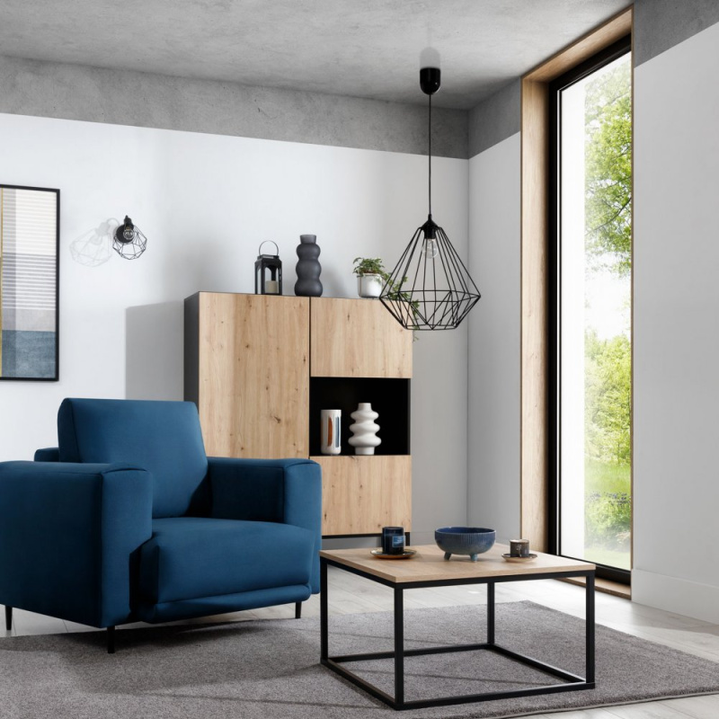 ELTAP Benigne, 353590cm závěsná 1 černý