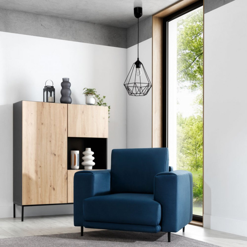 ELTAP Benigne, 252590cm závěsná 1A černý