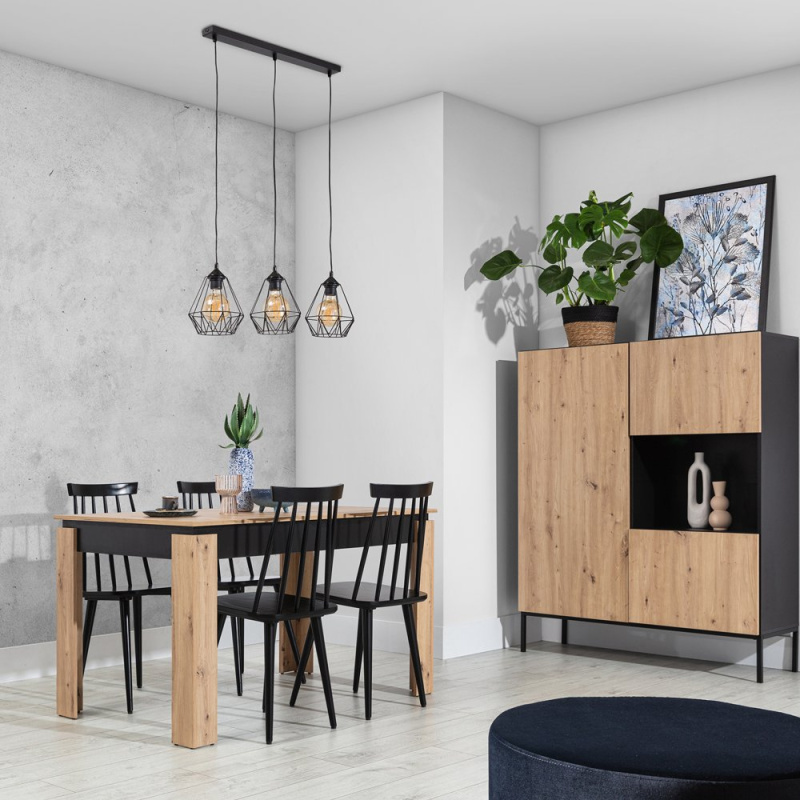 ELTAP Benigne, 7025110cm závěsná lineární 3 černý