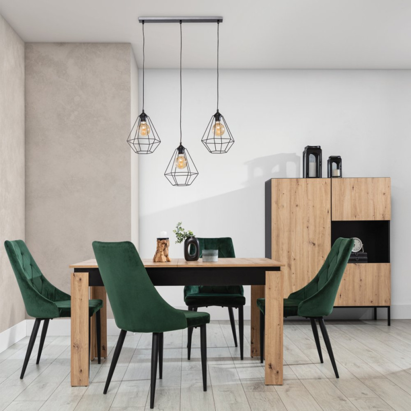 ELTAP Brevitas, 7025100cm závěsná lineární 3 černý