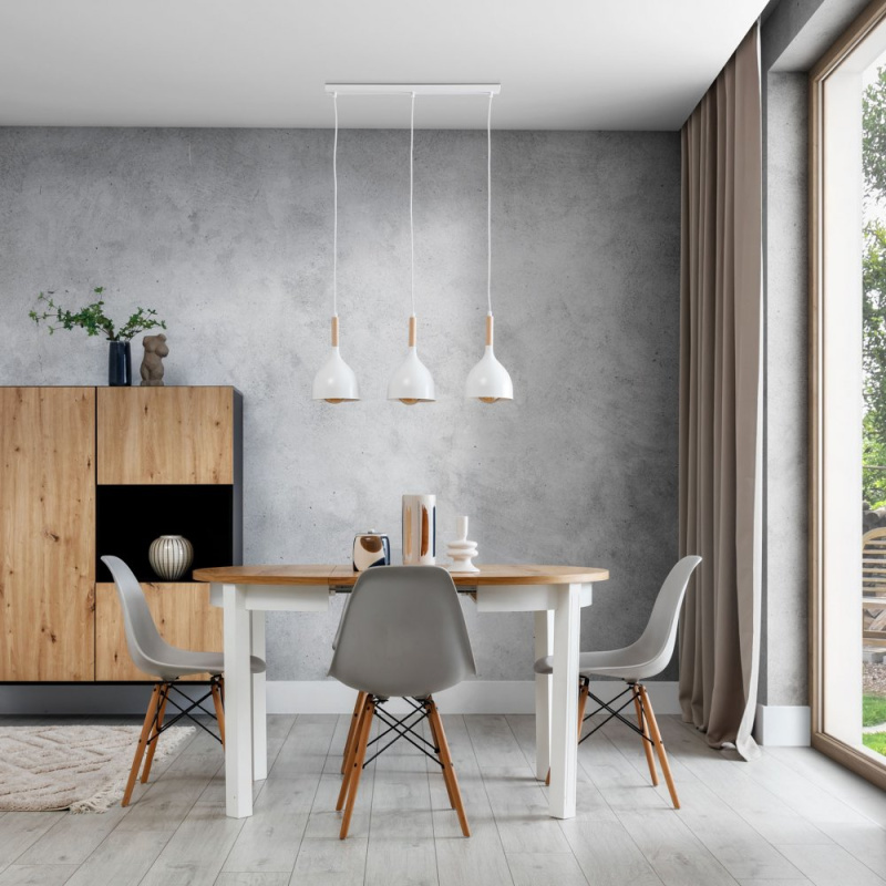 ELTAP Woldes, 7117110cm závěsná lineární 3 bílý