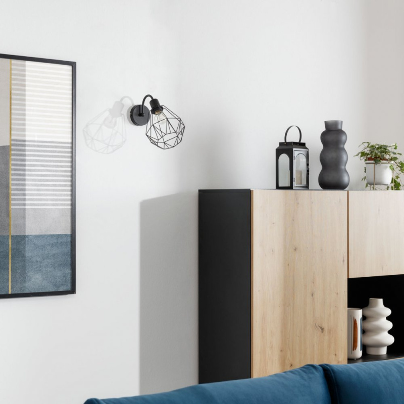 ELTAP Bendinni, 193026cm nástěnné svítidlo 1 černý