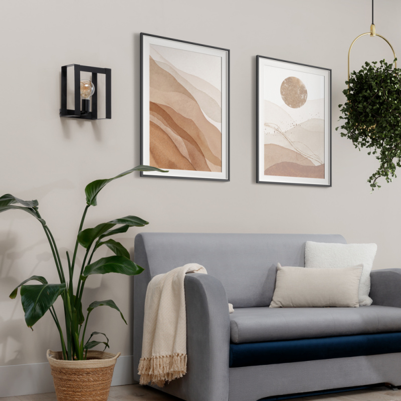 ELTAP Giorri, 201825cm nástěnné svítidlo 1 černý