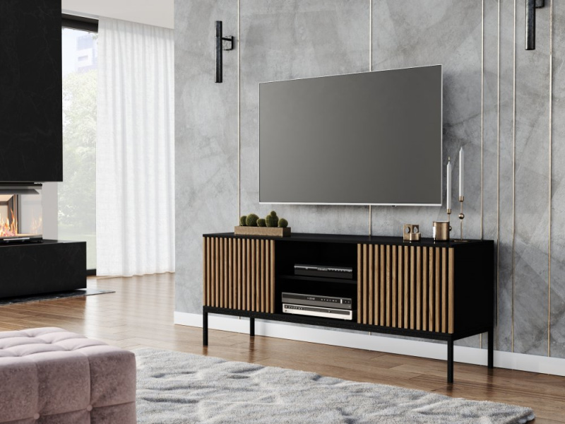 ELTAP Meorati 150 TV skříňka otřepy/Řemeslný dub