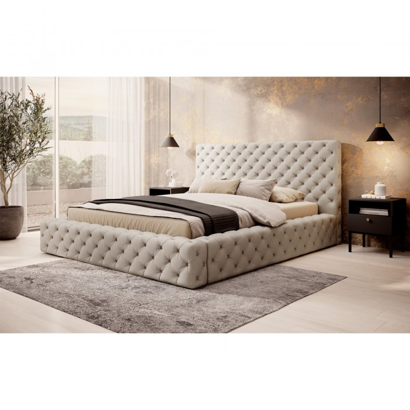 ELTAP Postel Princce 180x200 Barva: Béžový, Textilie: Softis 33, Rozměr: 180x232