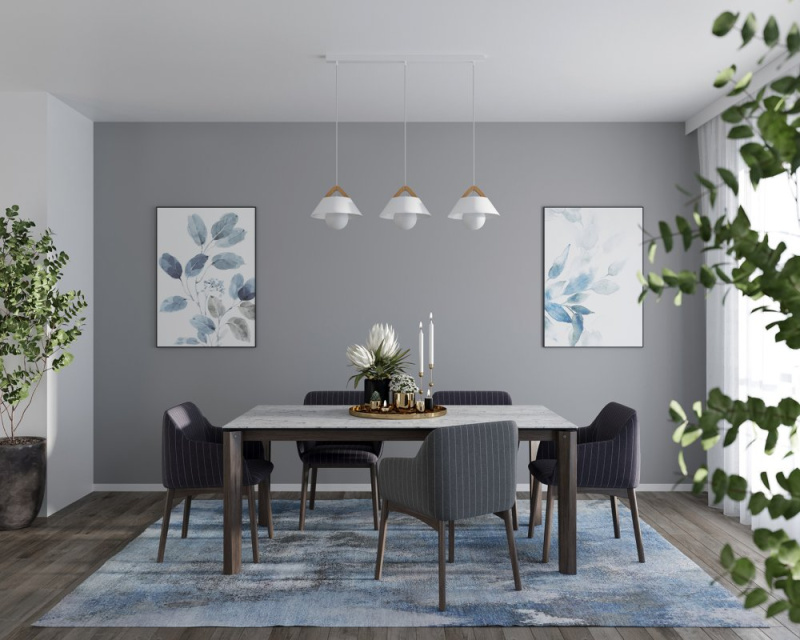 ELTAP Almitara, 11011030cm závěsná lineární 3 bílý