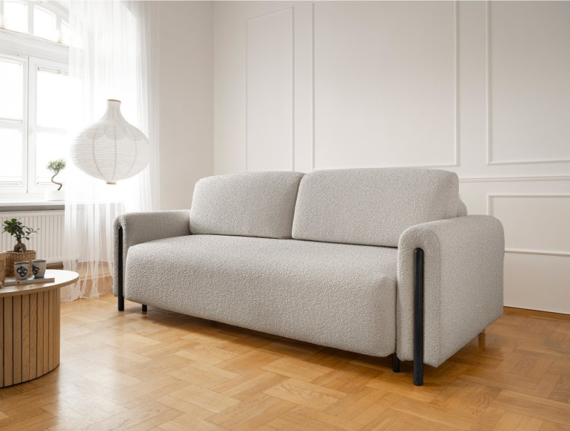 ELTAP Arcadova Černá Barva: Šedý, Textilie: Jaffray 03, Rozměr: 200x84