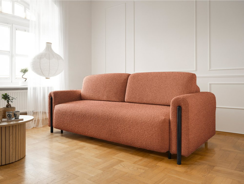 ELTAP Arcadova Černá Barva: Hnědý, Textilie: Jaffray 30, Rozměr: 200x84