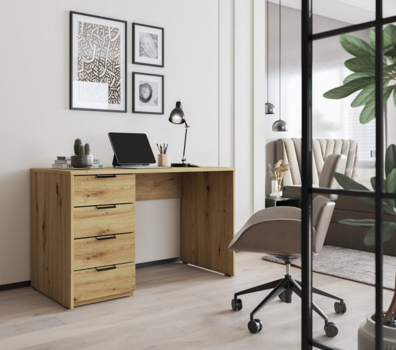 ELTAP Barold Psací stůl Řemeslný dub 120