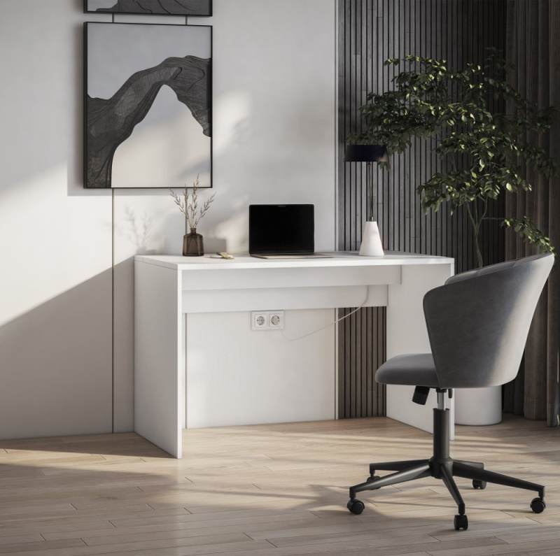 ELTAP Nevy Bílý psací stůl 140