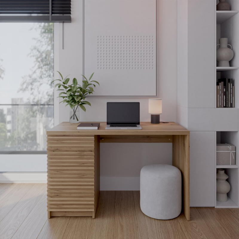 ELTAP Bisett Psací stůl Řemeslný dub 120