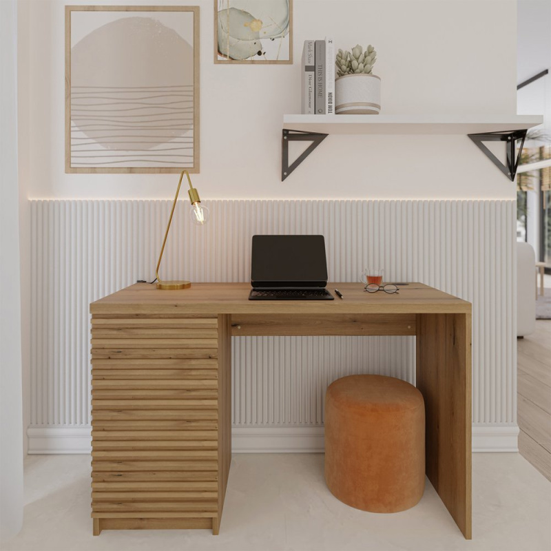 ELTAP Bisett Psací stůl Řemeslný dub 140