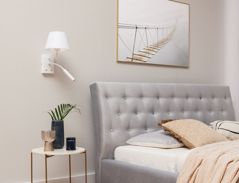 ELTAP Vespillo, 182638cm nástěnné svítidlo 2A bílý