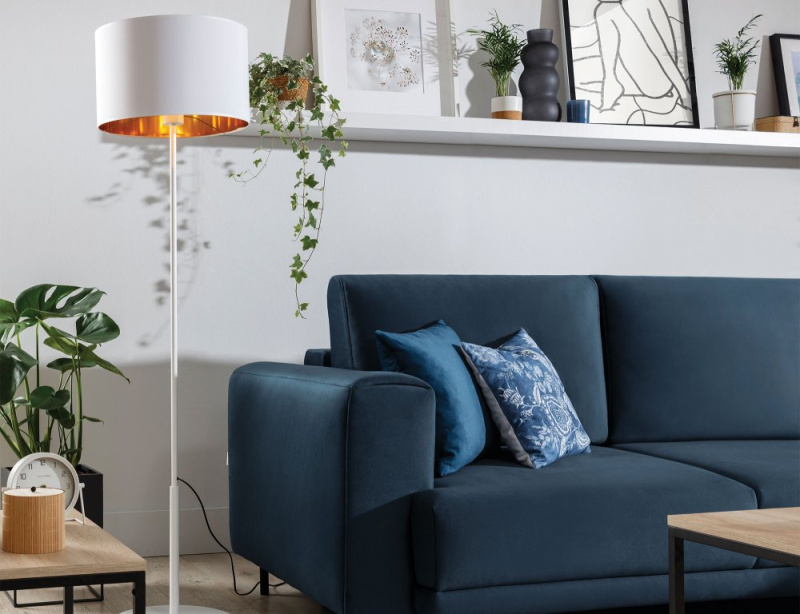 ELTAP Vespillo, 4040150cm stojací 1 bílý/zlatý