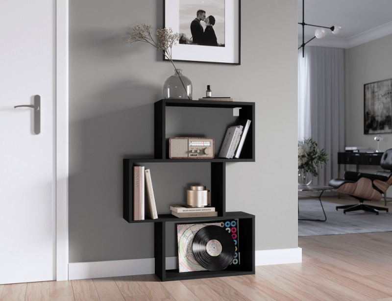 ELTAP Evertti Regał Czarny