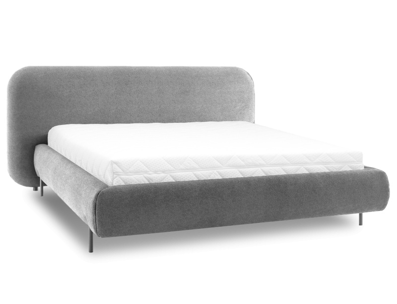 ELTAP Postel Pointt + Kovový rám/plynový výtah/kontejner Barva: Šedá, Textilie: Paolli 04, Rozměr: 140x200