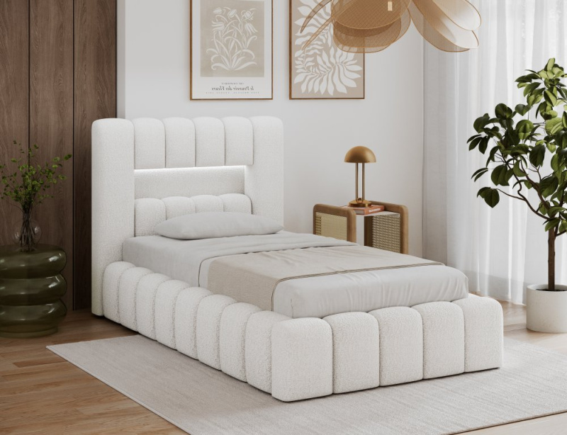 Postel Lamica 90x200 + Kovový rám/plynový píst/kontejner