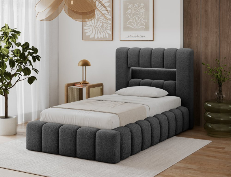 Postel Lamica 90x200 + Kovový rám/plynový píst/kontejner