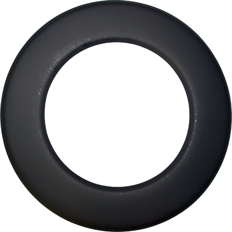 Růžice kouřová silnostěnná černá, pr. 160 mm