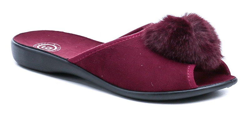 Befado 255d012 bordó dámské papuče EUR 37
