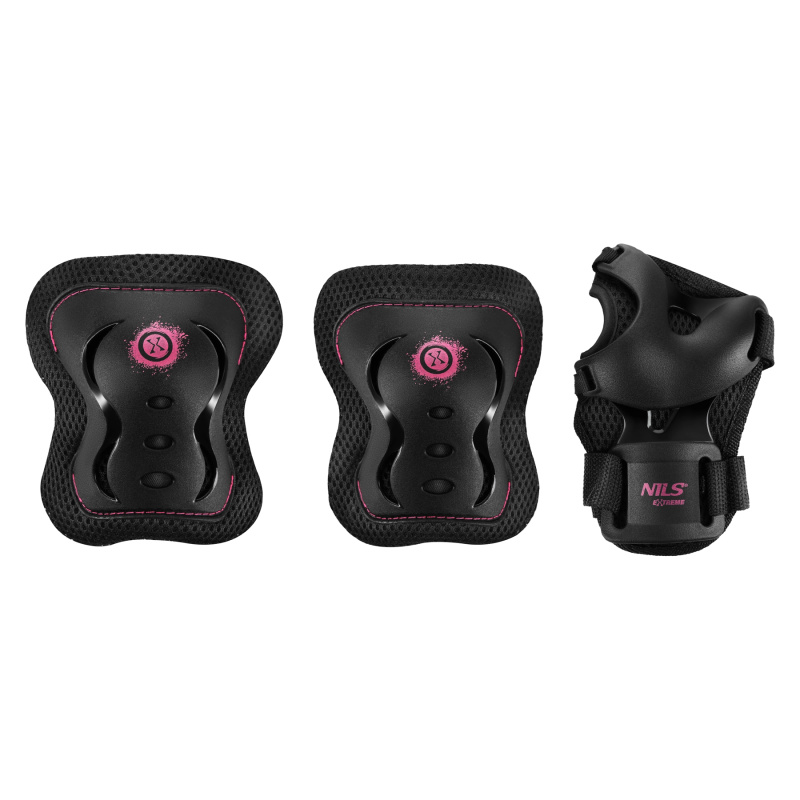 Souprava chráničů NILS Extreme H320 Fly růžová XL