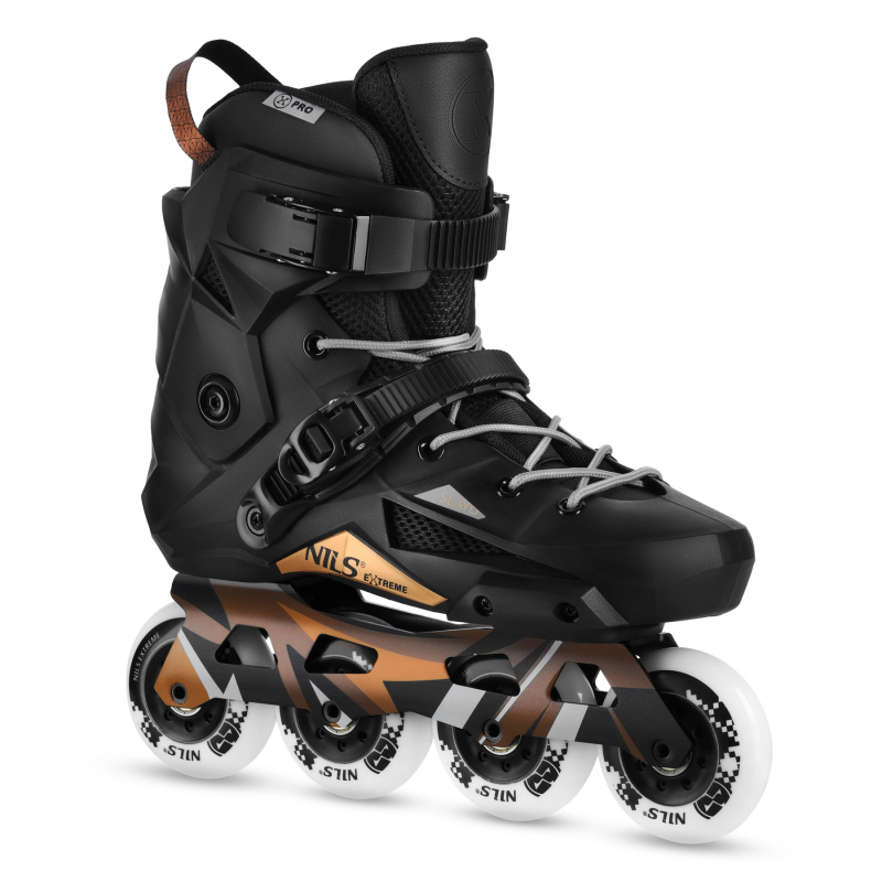 Slalomové brusle NILS Extreme NA1601 Slayd černé 43