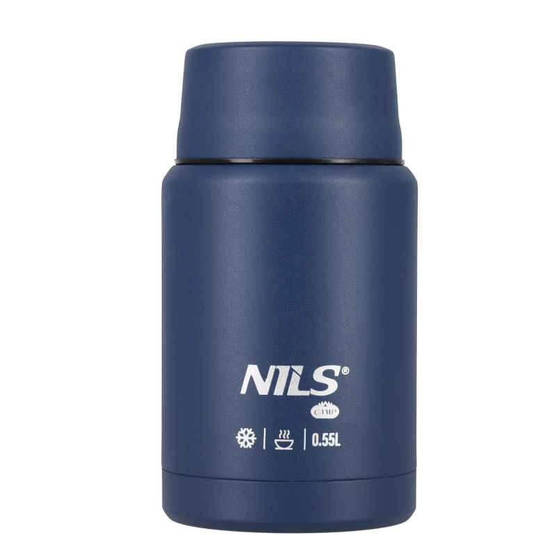 NILS Camp jídelní termoska na jídlo 550 ml modrá