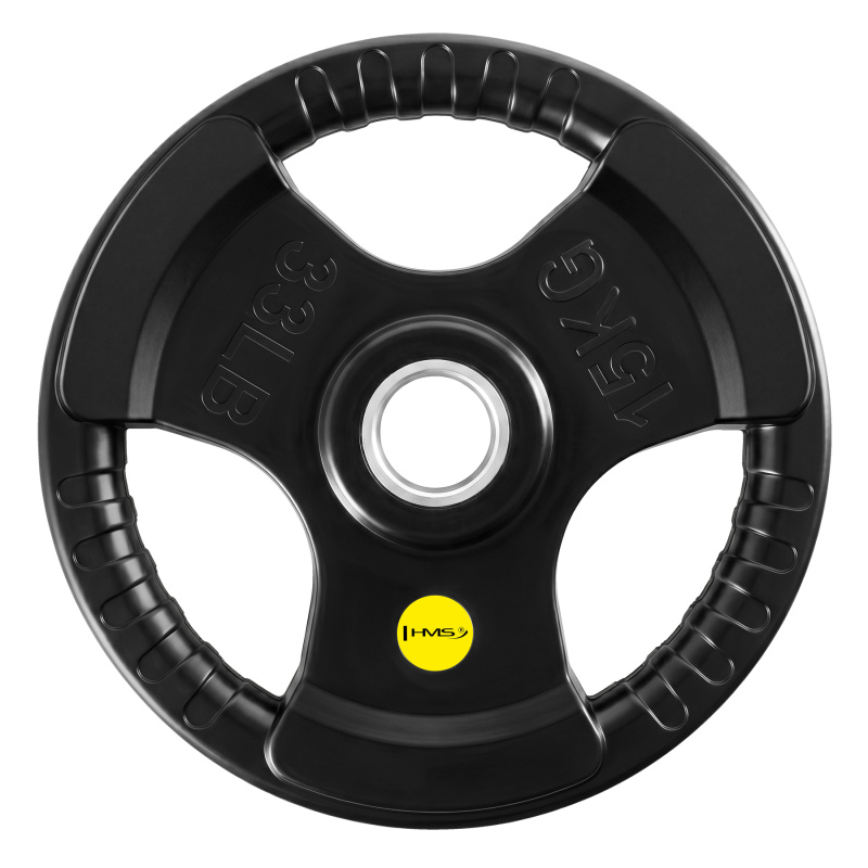 Olympijský pogumovaný kotouč HMS TOK15 Pro 15 kg