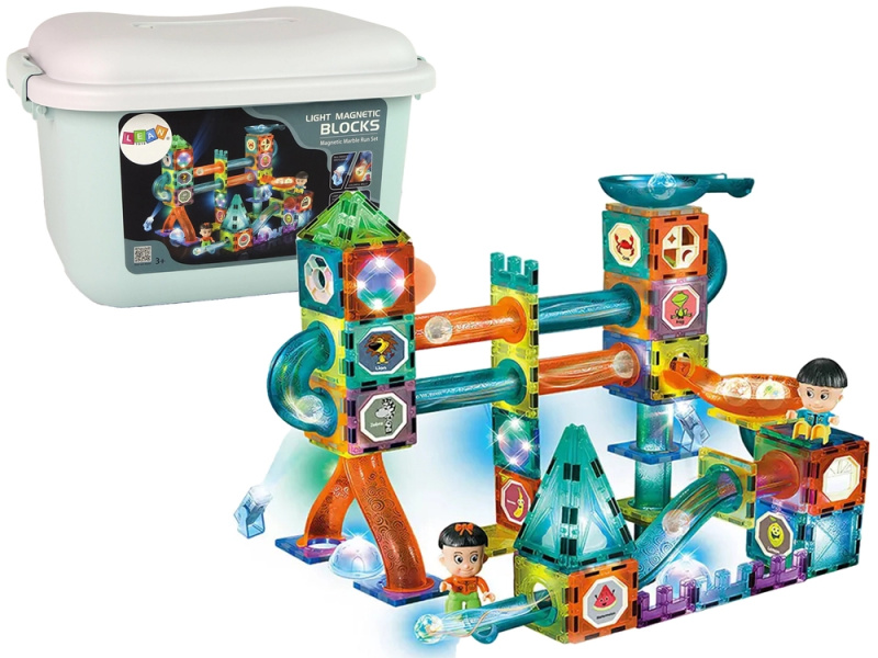 Magnetická svítící dráha pro kuličky