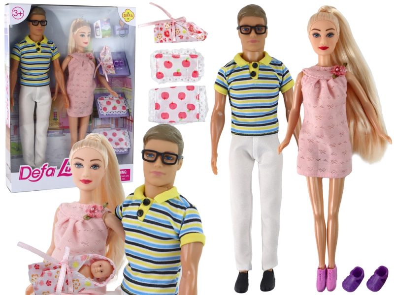 Lean Toys Těhotná Lucy s Kevinem