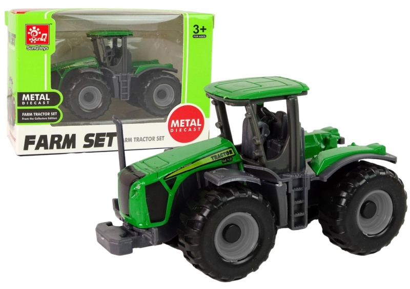 Lean Toys Zemědělská vozidla Traktor Zelený traktor