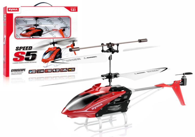 RC vrtulník SYMA S5 Red